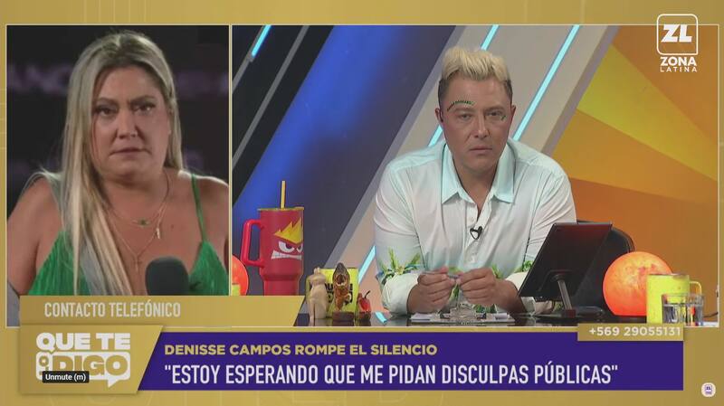 La ex modelo conversó con Sergio Rojas sobre su salida de Primer Plano.