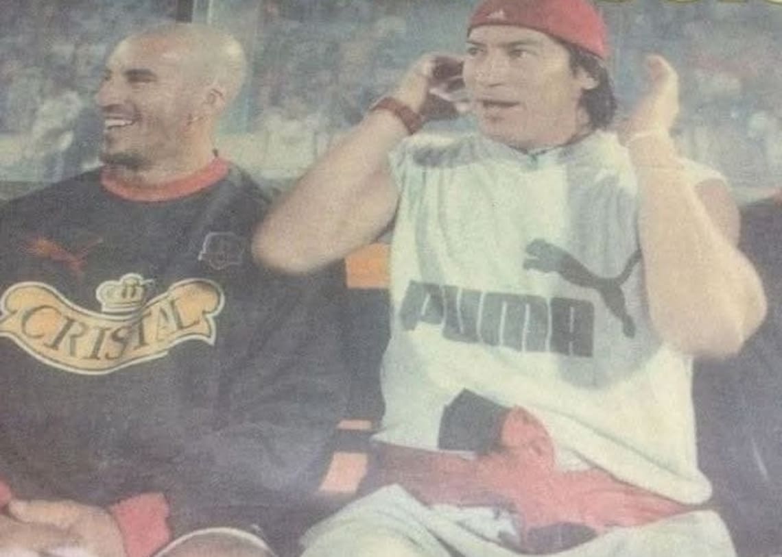 En la banca de Colo Colo.