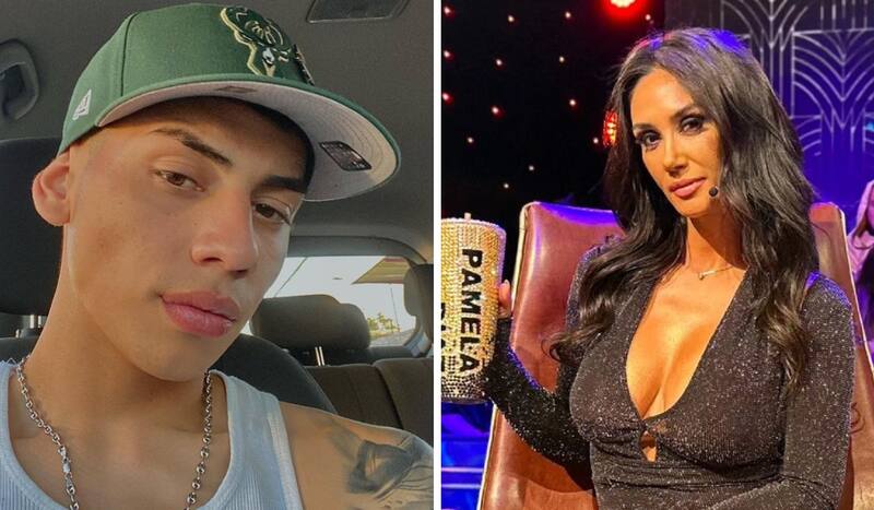 saludó a Pamela Díaz.