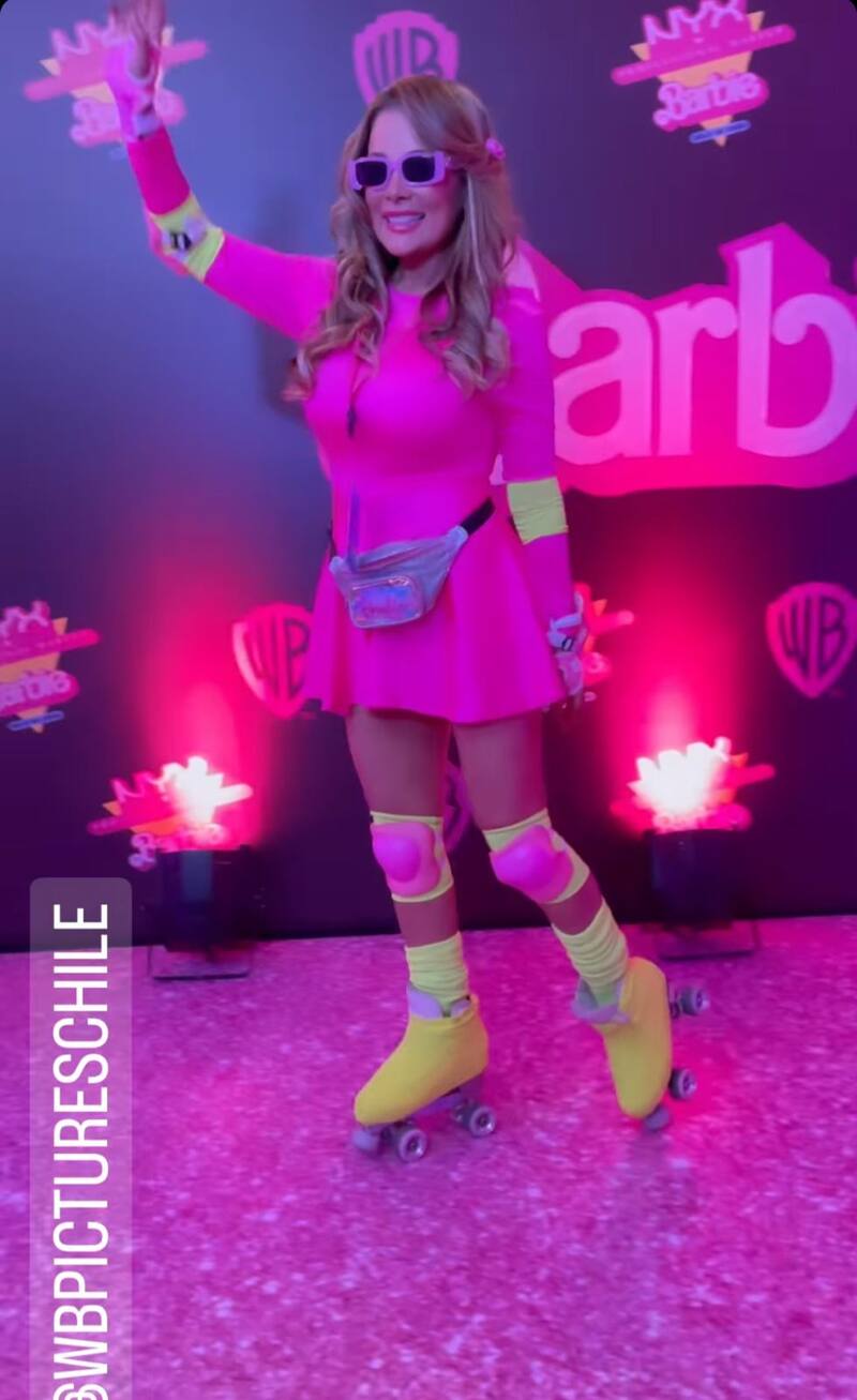 Cathy Barriga en la Avant Premiere de "Barbie".