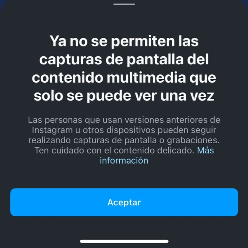 Este es el mensaje que le apareció a muchos usuarios de la red social.