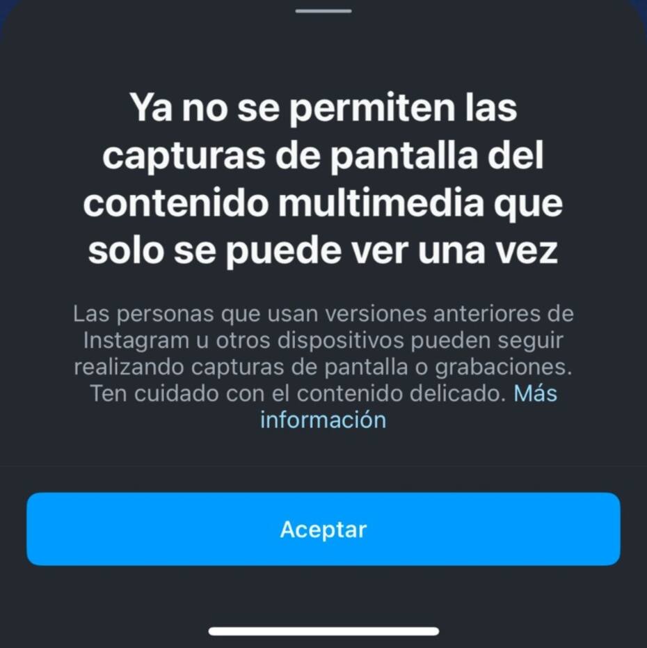 Este es el mensaje que le apareció a muchos usuarios de la red social.