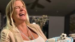 Javiera Acevedo no pudo contener la emoción tras regalo de Virginia de María para su hijo Kai