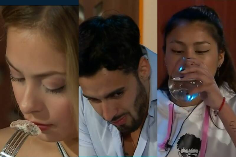 Asqueroso para unos, nutritivos para otros: Los jugadores de "Gran Hermano" Chile enfrentaron un difícil desafío a cambio de comida.