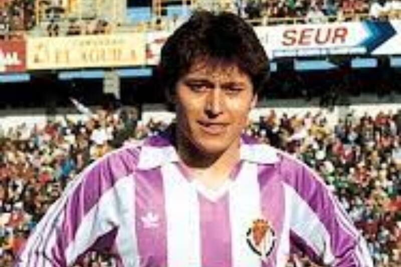 Patricio Yáñez en su paso por Real Valladolid