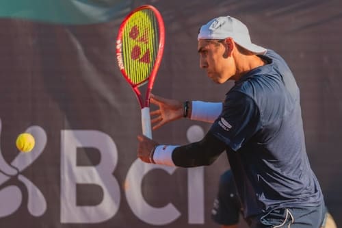El chileno avanzó en el Challenger de Concepción. Foto: @legionsudam