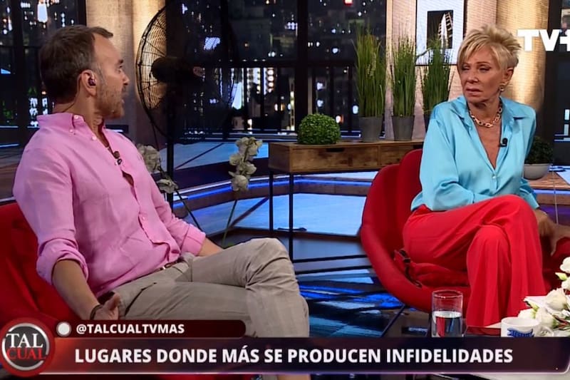 Jordi Castell y Raquel Argandoña en "Tal Cual"/ TV+