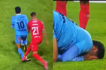 La criminal patada que recibió Edson Puch en Deportes Iquique: terminó llorando