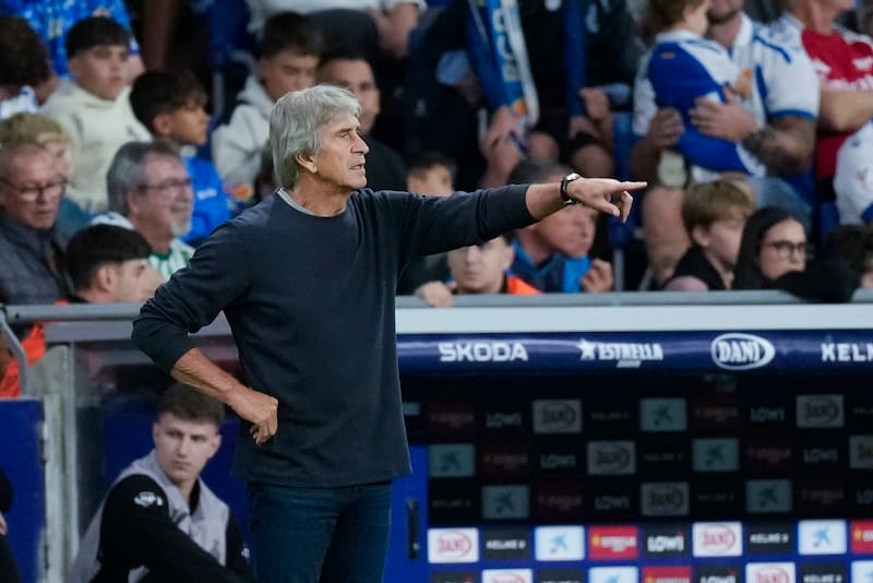 El entrenador del Real Betis Balompié. Foto: EFE