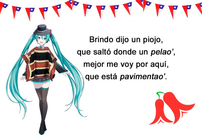 Incluso Hatsune Miku se une para decir algunas payas.