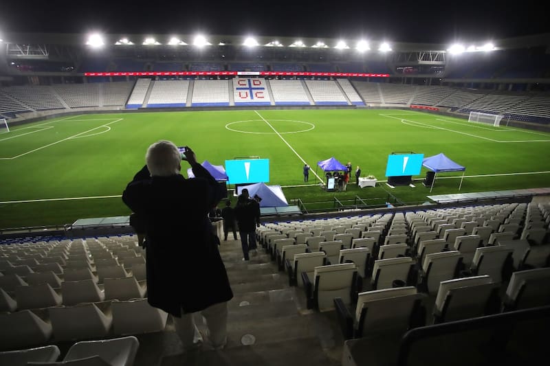 . El nuevo estadio de la UC. Foto: Agencia Aton.