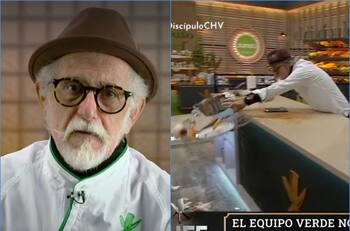 "La pasta no se puede comer así, hue...": Así fue el ataque de furia que tuvo Ennio Carota en "El Discípulo del Chef"