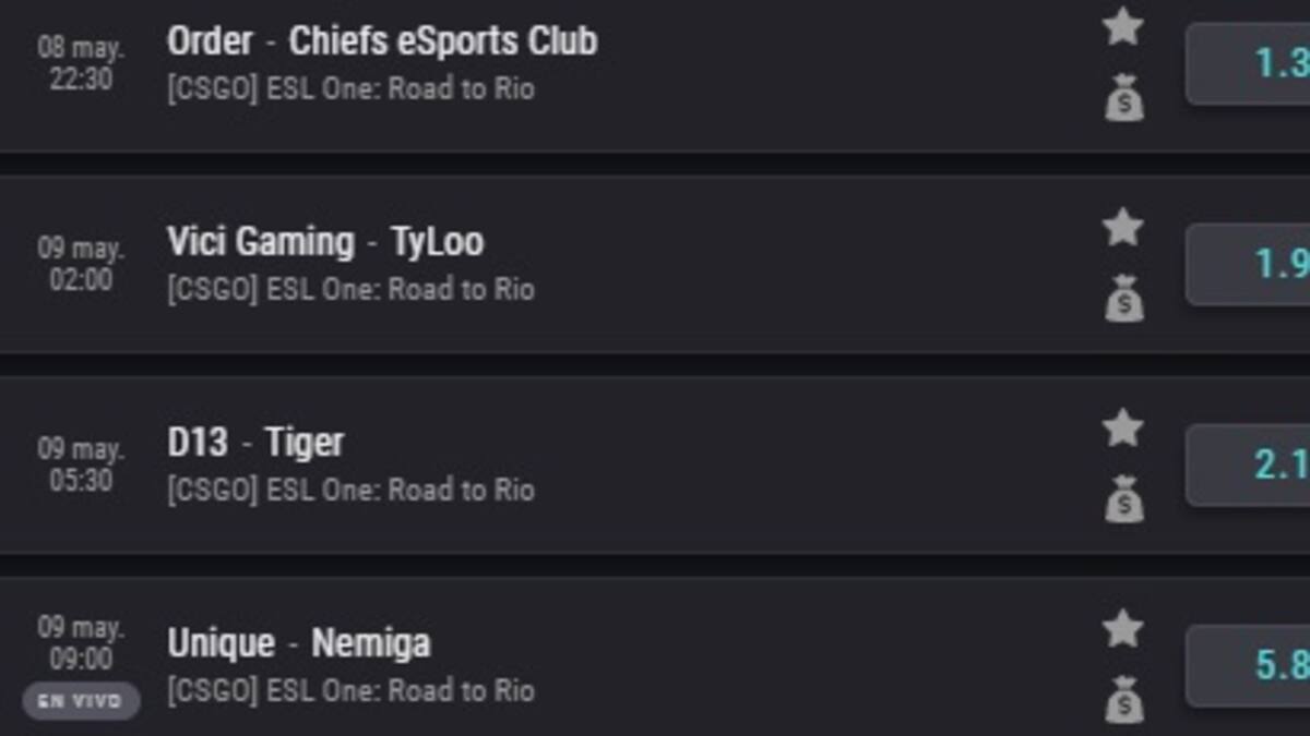 Las partidas de Counter Strike GO que se tomarán nueva fecha del ESL One: Road to Rio