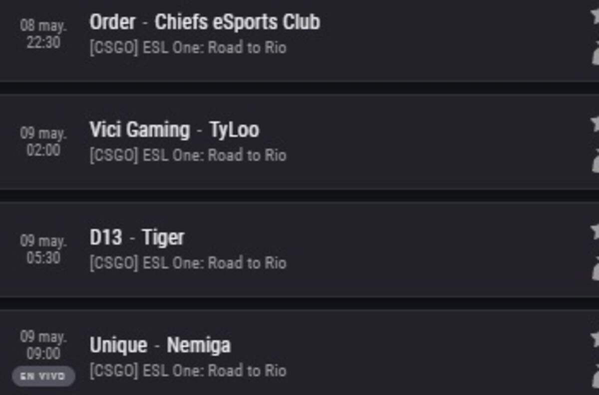 Las partidas de Counter Strike GO que se tomarán nueva fecha del ESL One: Road to Rio