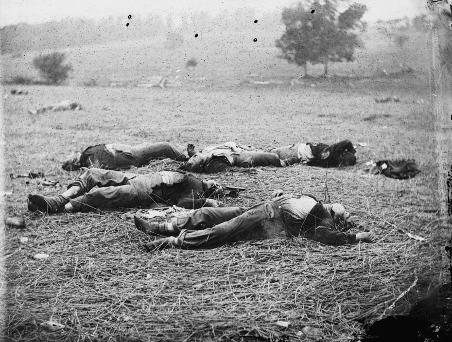 “Cosecha de la muerte”, tomada por Timothy H. O’ Sullivan en 1855