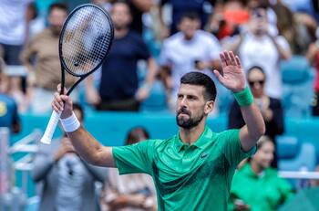 Novak Djokovic se metió en la final del Masters 1000 de Miami y enfrentará a una promesa del tenis mundial