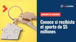 Subsidio de Arriendo: Consulta si eres de las personas que recibirá el aporte de más de $5 millones