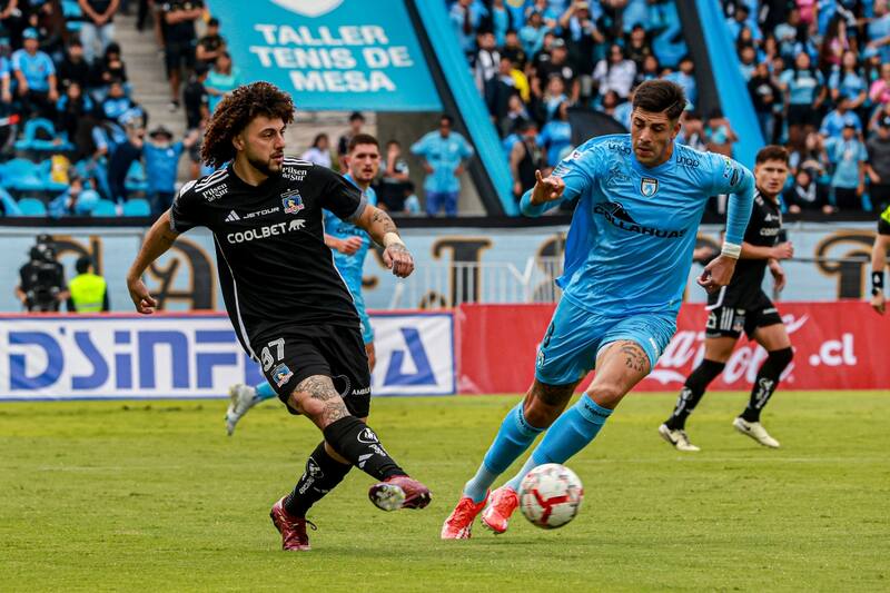 en el partido de Deportes Iquique ante Colo Colo en el Tierra de Campeones. Foto: Aton.