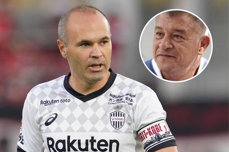 Claudio Borghi quiere a Andrés Iniesta en Argentinos Juniors.