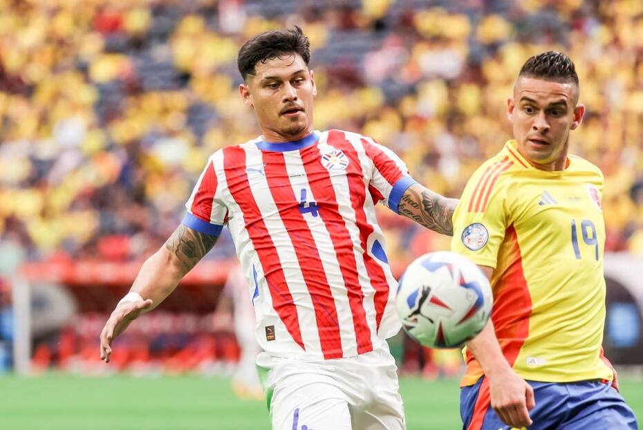 Los Guaraníes cayeron en su debut frente a COlombia. Foto: EFE