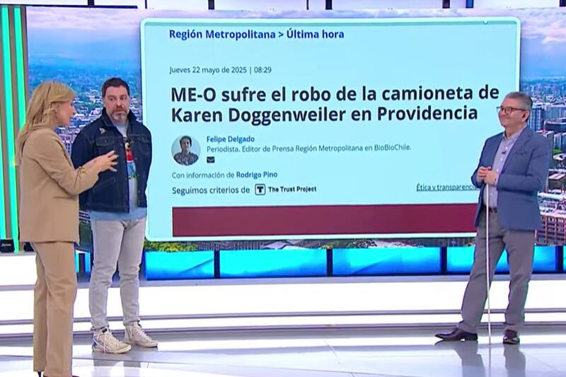 explicó más detalles del robo de su camioneta.