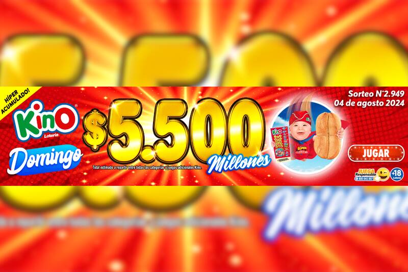 Pozo del Kino repartido este domingo 4 de agosto.