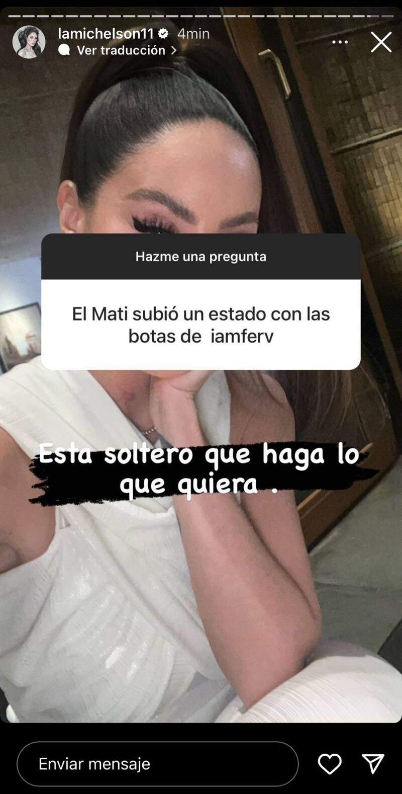 Ignacia Michelson confirmó el término de su relación con Marcianeke.