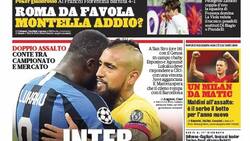 Se acerca al Inter: Arturo Vidal protagoniza dos portadas en Italia