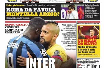 Se acerca al Inter: Arturo Vidal protagoniza dos portadas en Italia