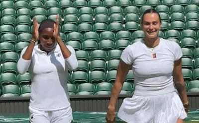 VIDEO | Amiguis de nuevo: Gauff y Sabalenka firman la paz con divertida coreografía en Wimbledon