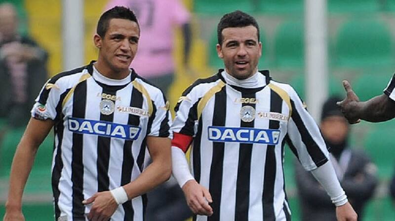 Una dupla temible en el primer paso del chileno por Udinese.