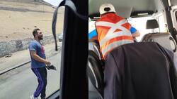 VIDEO | Iquique: Registran violento enfrentamiento entre automovilista y conductor de microbús