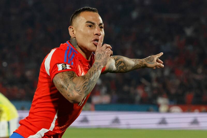 Eduardo Vargas puede regresar a la U. Foto: Aton.