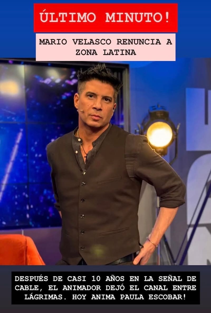 El animador dejó Zona de Estrellas.