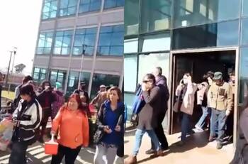 VIDEO | Aviso de Bomba obliga a evacuación de Hospital Las Higueras en el Bío Bío: “Estábamos en un día normal de trabajo”