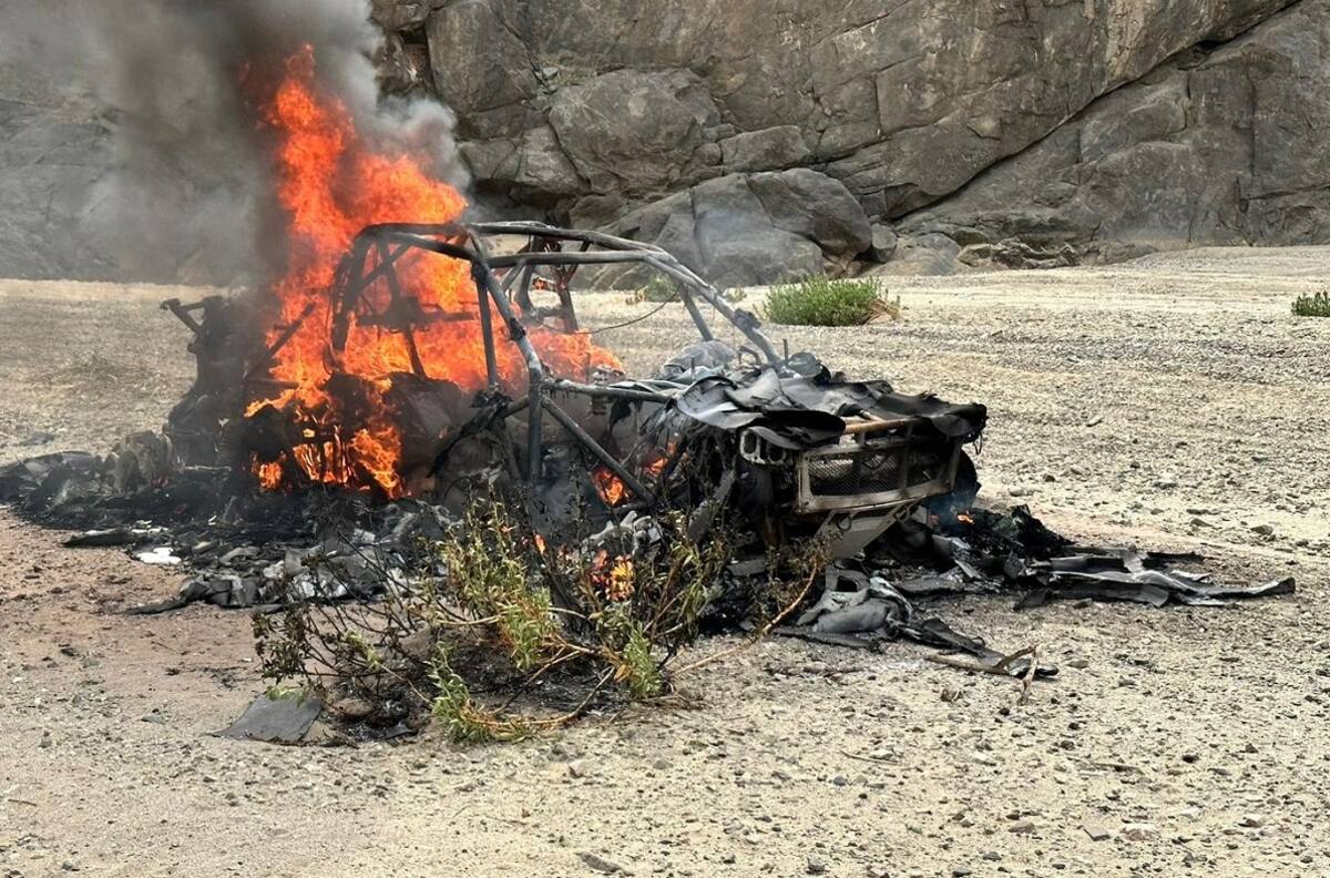 VIDEO| "¡Estamos ardiendo!" Auto en el Rally Dakar 2023 se prendió fuego y casi mata a sus pilotos