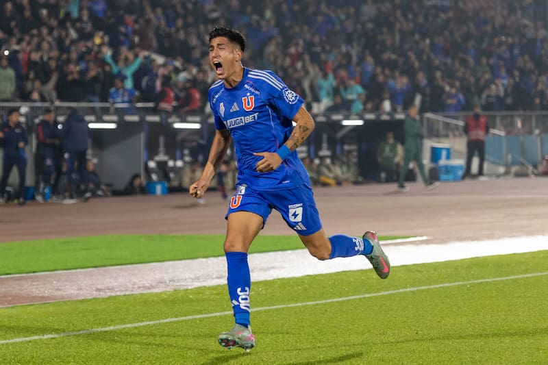 El grito de gol del Tucu. Foto: Felipe Escobedo/En Cancha.