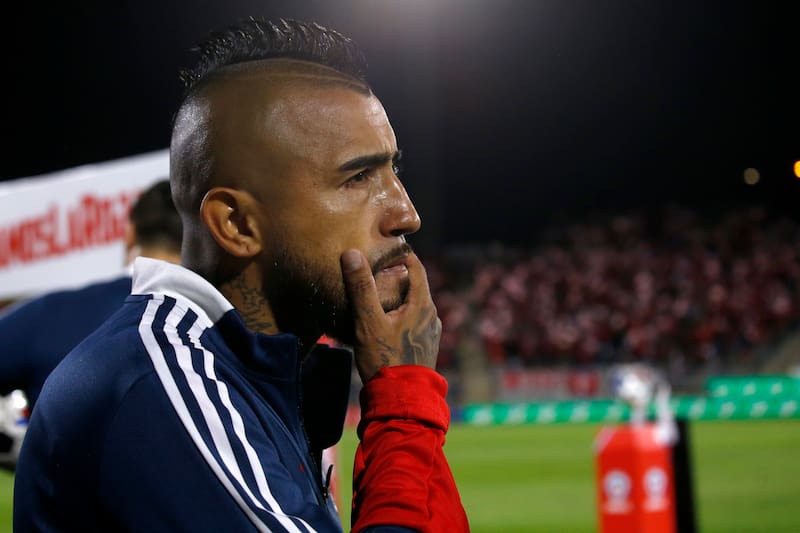 Arturo Vidal se refiere al partido contra Bolivia.