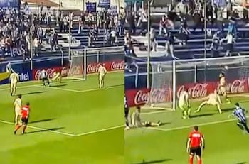 VIDEO: Brayan Cortés y su garrafal error en empate de Peñarol ante Liverpool