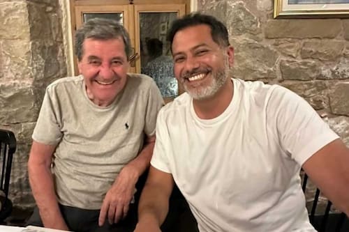 Junto a Mirko Jozic en una actividad organizada por el CSD.