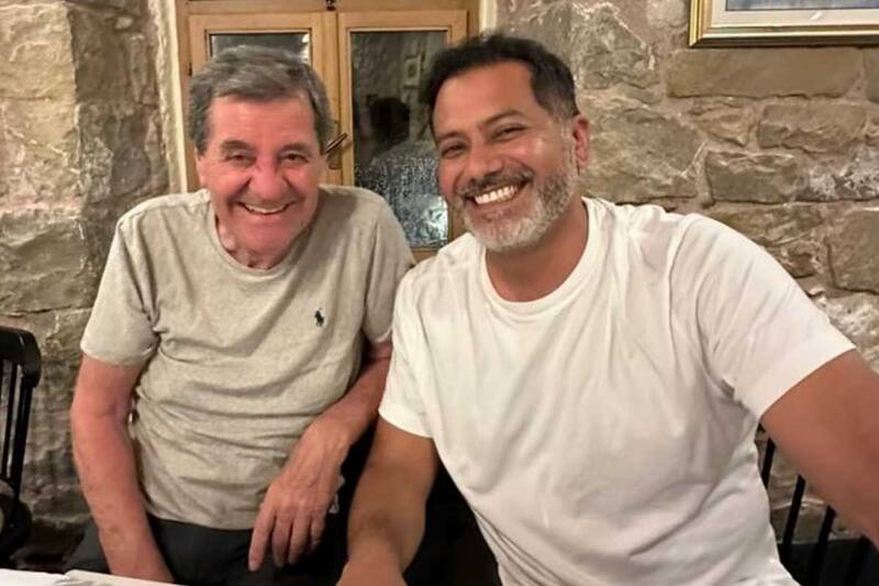 Junto a Mirko Jozic en una actividad organizada por el CSD.