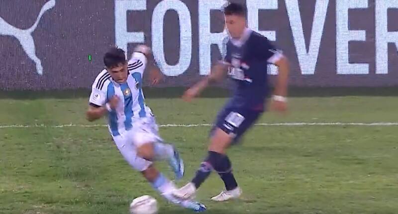 recibió una fea entrada.