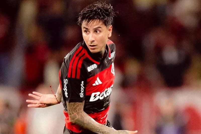 El volante en Flamengo. Foto: @flamengo.