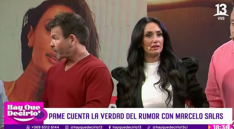 Pamela Díaz cuenta la verdad tras rumor con Marcelo Salas.