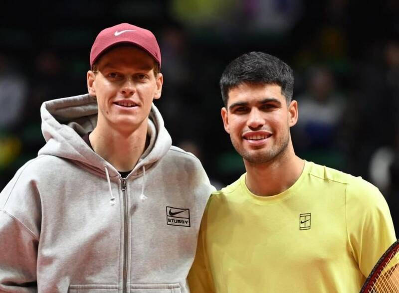 y Carlos Alcaraz jugaron una exhibición en Corea del Sur.