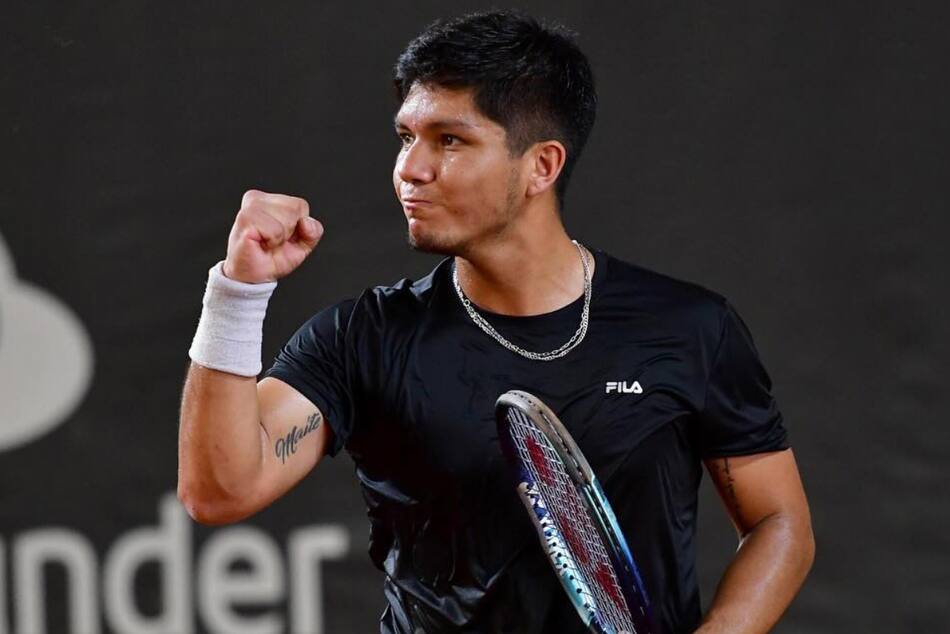 Matías Soto, at a strong pace in Sao Paulo.