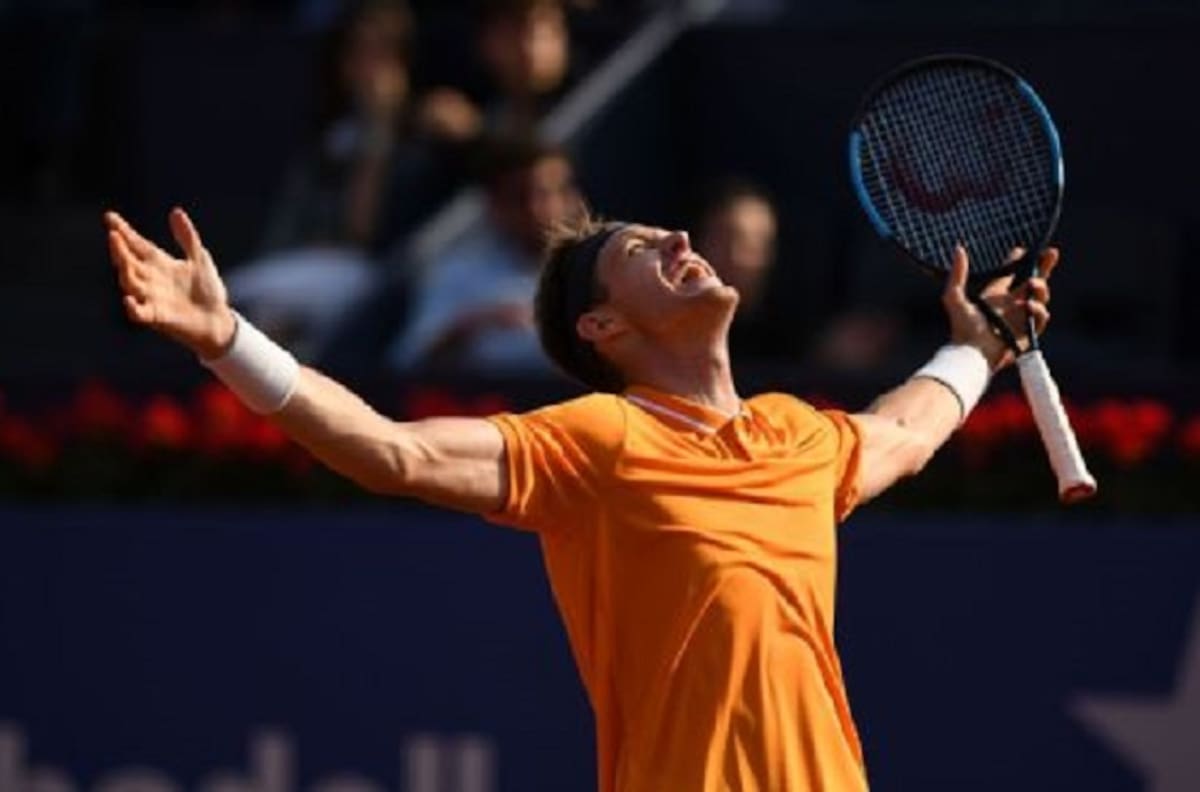 Nicolás Jarry se desahogó con todo en su festejo tras vencer a Zverev