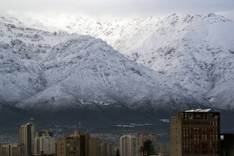 Los sectores que se verían afectados por ráfagas y nevazones en la capital.