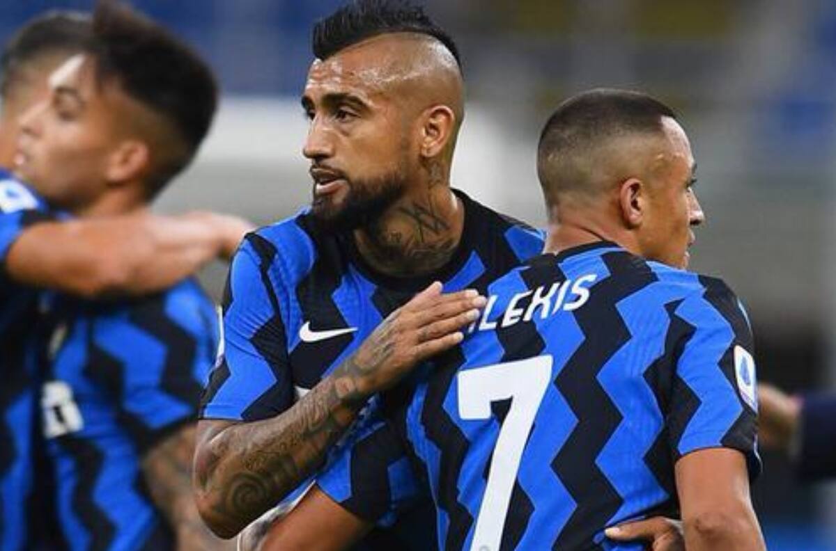Lindo desafío para los chilenos del Inter: Arturo Vidal y Alexis Sánchez reciben al Milan