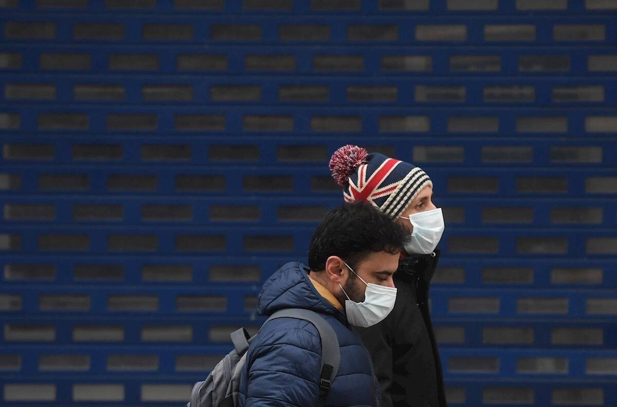 Nuevo récord diario: Reino Unido suma 58.784 nuevos contagios y 407 decesos